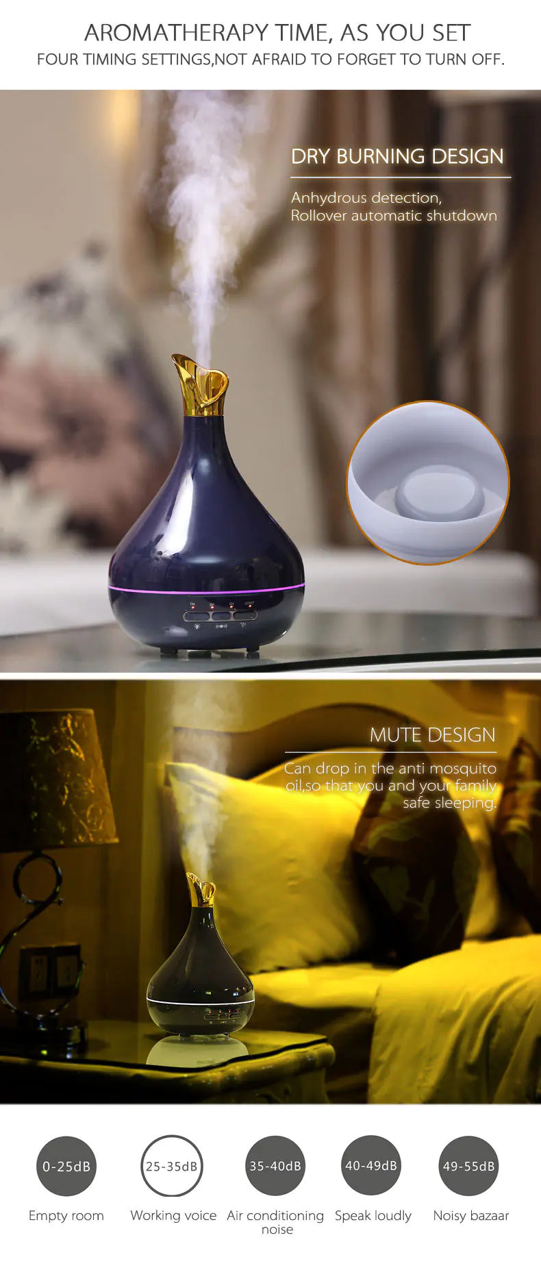 Smart Aromatherapy Diffuser and Humidifier Vase